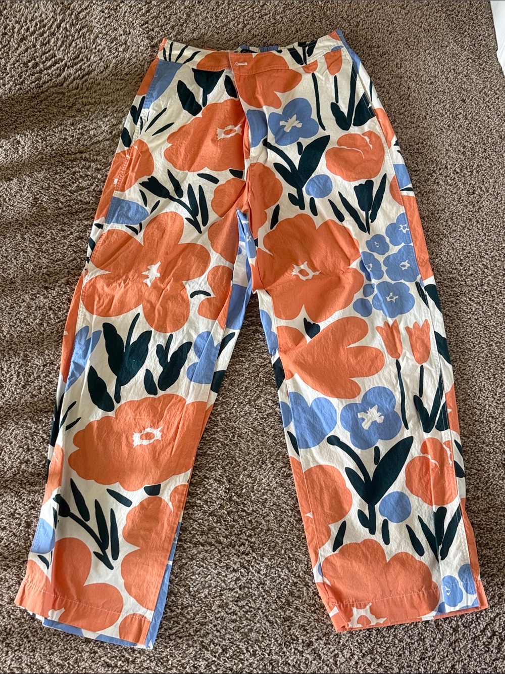 Marimekko x Uniqlo floral pattern pants